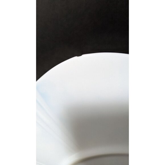 Macbeth-Evans American Sweetheart Monax White Opalescent Salver Plate Vintage - Picture 2 of 13